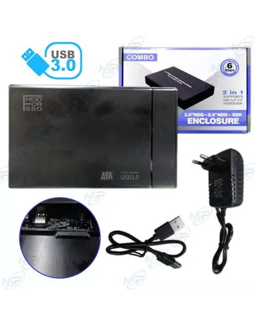 BOITIER 3.5" SATA USB 3.0