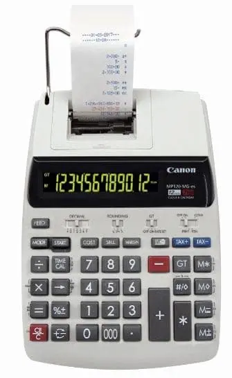 CALCULATRICE CANON 12 CHIFFRES MP120-MG