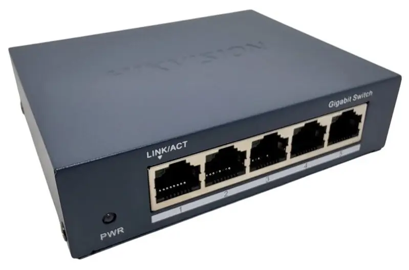 SWITCH HIKVISION 5 ports Gigabit DS-3E0505-O