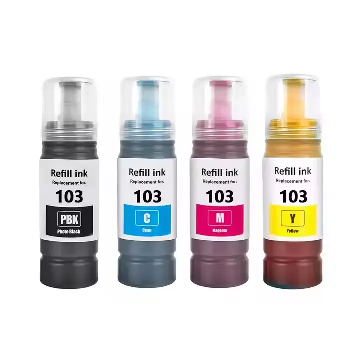 BOUTEILLE D'ENCRE ADAPTABLE EPSON ECOTANK 101/103 / 70ML