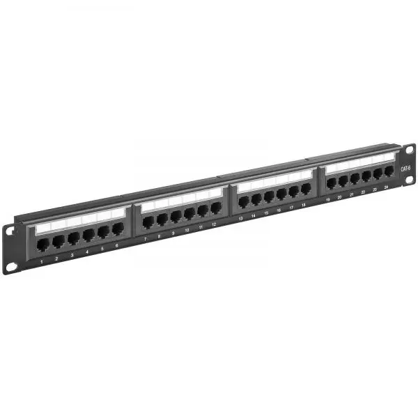 PANNEAU DE BRASSAGE 24PORTS UTP CAT6
