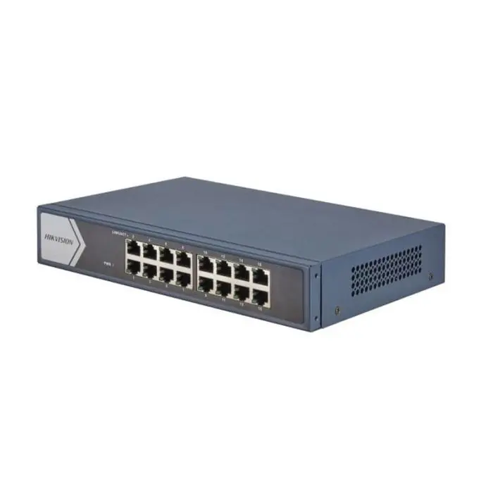 SWITCH HIKVISION 16 PORTS GIGABIT 