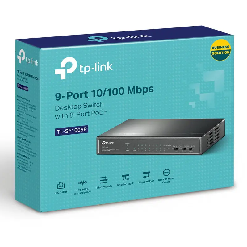 SWITCH TP-LINK 8 PORTS POE