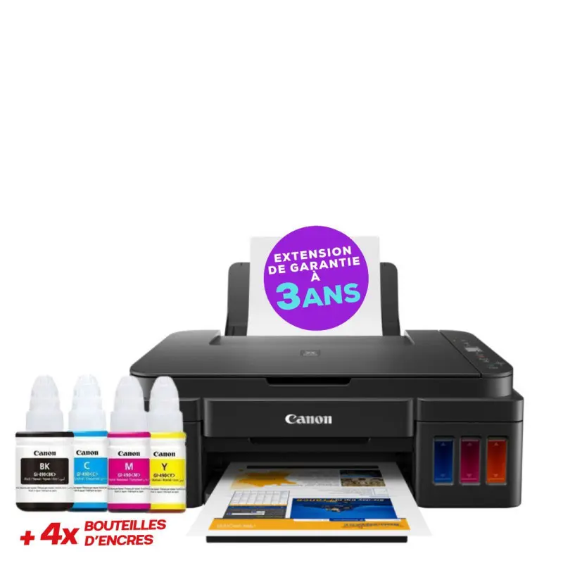 IMPRIMANTE CANON JET D'ENCRE MULTIFONCTION 3EN1 PIXMA G-2410