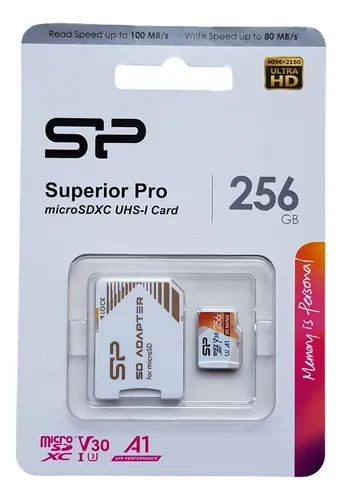CARTE MEMOIRE MICRO SD 256G SILICON POWER