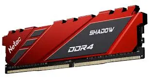 BARETTE MEMOIRE NETAC 8G DDR4 3600 C18 RED