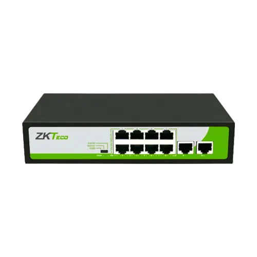 SWITCH ZKT 10 PORT 10/100 ( 8 PORT POE )