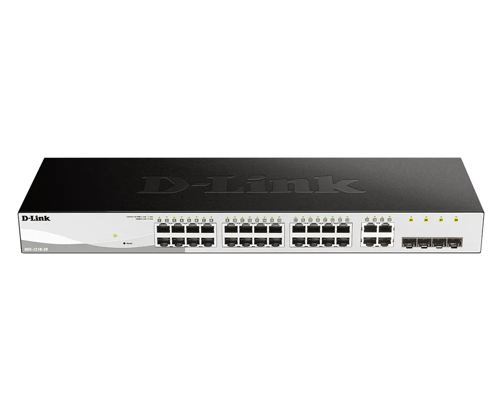 SWITCH D-Link DGS-1210-28 24 Ports 10/100/1000 Mbps + 4 Ports SFP