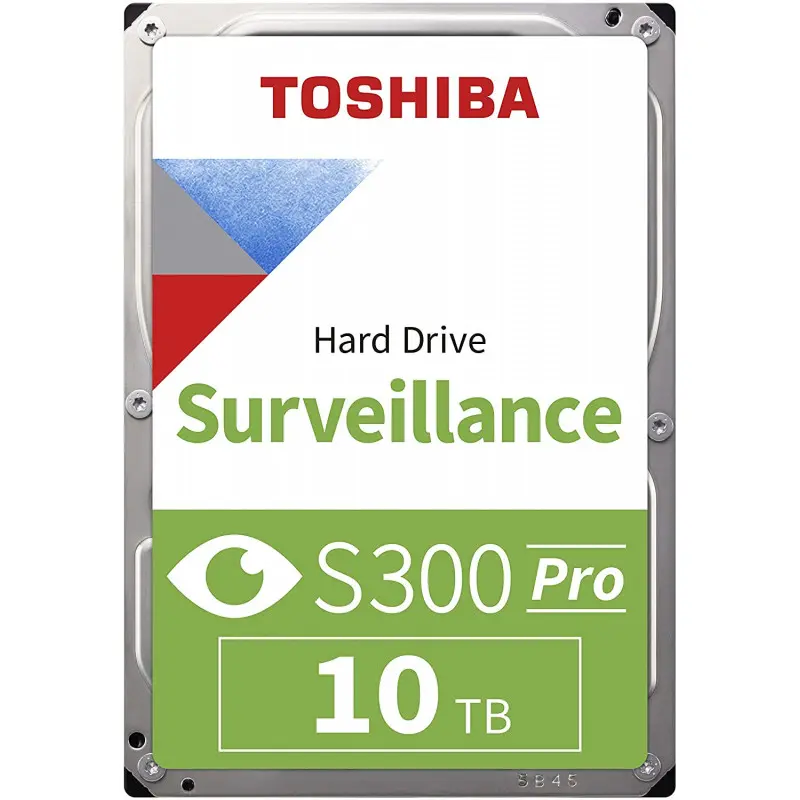 DISQUE DUR TOSHIBA INTERNE S300 POUR SURVEILLANCE 10TB