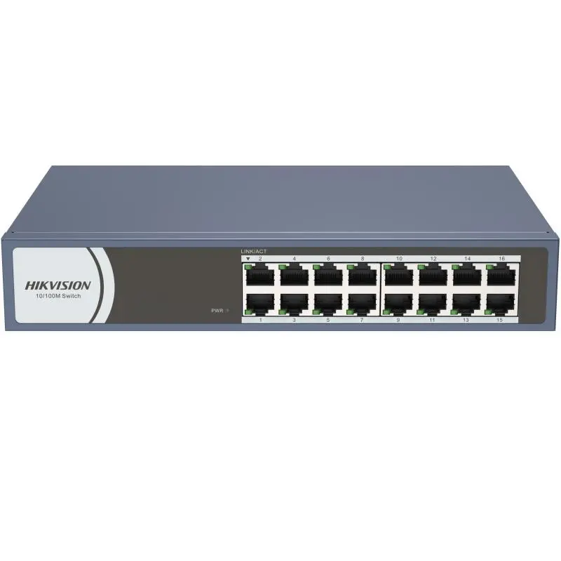 Switch De Bureau HIKVISION DS-3E0116R-O 16 Ports 10/100 MBPS