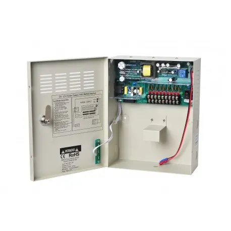 BLOC ALIMENTATION 12V 5A AVEC BATTERIE