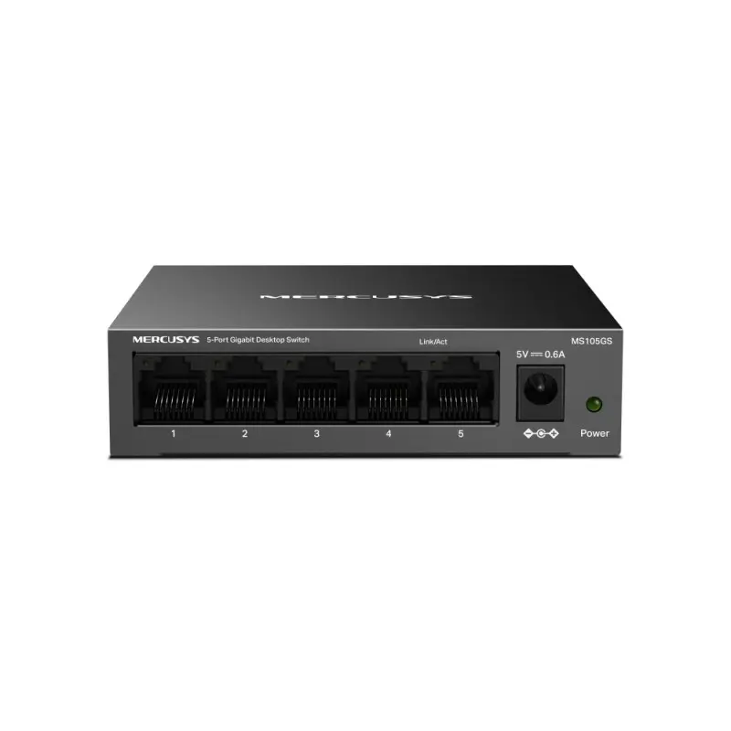 Switch De Bureau 5 Ports MERCUSYS METALLIQUE MS105G / 10/100/1000 Mbps