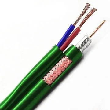 [1M KX6 +DC CENTER CABLE] 1M CABLE COAXIALE KX6+DC CENTER CABLE