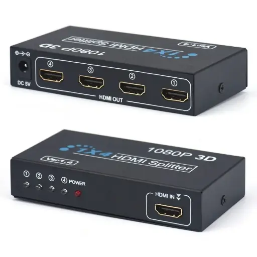 [HDTV 4K 1*4] Splitter HDMI 4 ports 4K 3D 