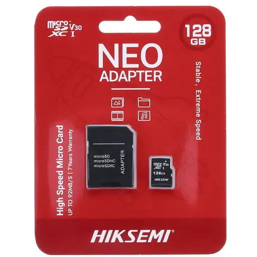 [HS-TF-C1-128G] CARTE MEMOIRE MICRO SD C1 128Go HIKSEMI