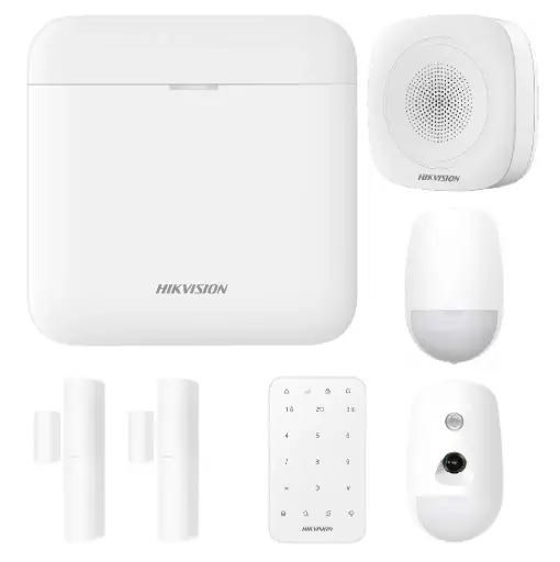 KIT ALARME HIKVISION HYBRIDE 8 ZONES AX PRO