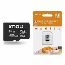 [ST2-64-S1] CARTE MEMOIRE MICRO SD IMOU 64G