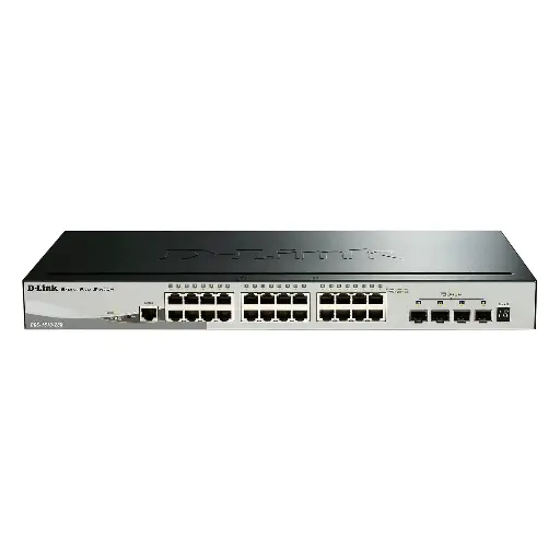 [DGS-1510-28X] SWITCH D-Link  24-Port Gigabit Stackable Smart Managed Switch AVEC 4 SFP+ 10G