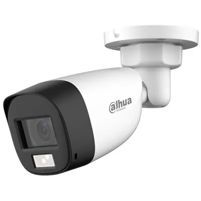 [DH-HAC-HFW1200CLP-IL-A] CAMERA DAHUA TUBE 2MP SMART DUAL LIGHT AUDIO