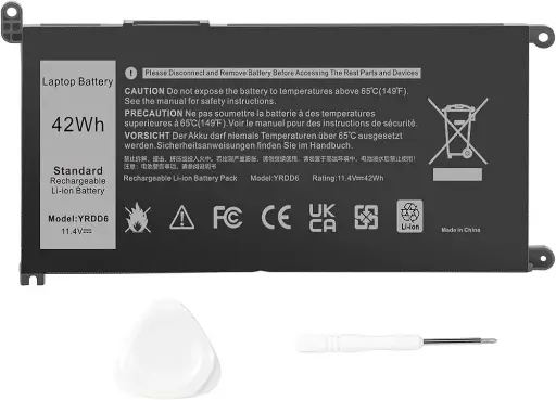 Batterie pour pc portable Dell 11.4V 42WH