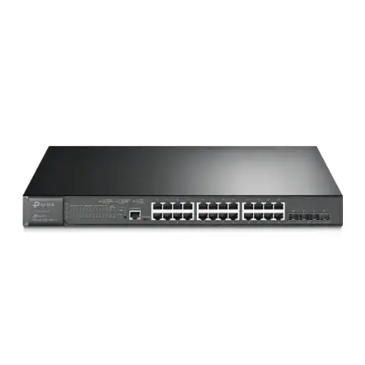 [TL-SG3428XMP] Switch TP-Link JetStream Managed 24-Port Gigabit and 4-Port 10GE SFP+ L2+ with 24-Port PoE+
